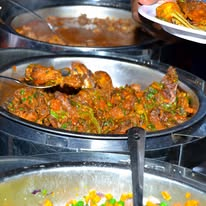 Freshly prepared Kenyan gourmet dish